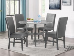 1317SET-GT.jpg 1317SET-GT JUDSON 5-PK DINING SET GLITTER GREY