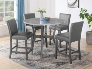 1717SET-GT.jpg 1717SET-GT JUDSON 5-PK CT HT SET GLITTER GREY