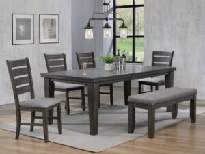 2152GY-6P BARDSTOWN DINING GROUP GREY