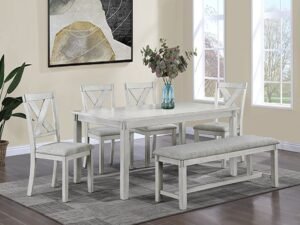 2321DW-6P CLARA DRIFTWOOD DINING GROUP