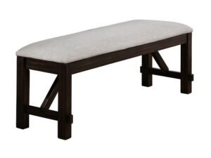 2336-BENCH.jpg 2336-BENCH HAVANA BENCH GREY CUSHION
