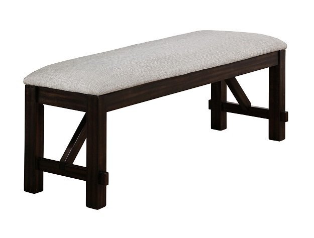 2336-BENCH HAVANA BENCH GREY CUSHION