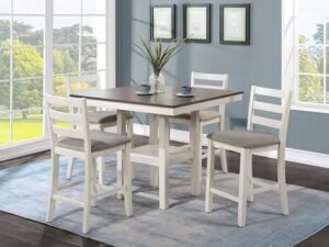 2630SET-CG.jpg 2630SET-CG TAHOE 5-PK CTR HT TABLE CHALK GREY