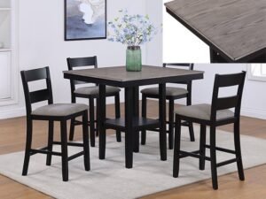 2631SET-LG.jpg 2631SET-LG LESTER 5-PK CTR HT TABLE LIGHT GREY