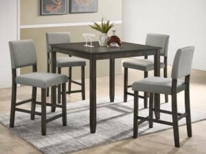 2708-GY.jpg 2708SET-GY DERICK 5-PK COUNTER HT TBL SET GREY