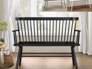 SET4185 JERIMIAH SPINDLEBACK BENCH