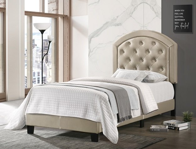 5269PUGD-T.jpg 5269PUGD-T GABY TWIN PLATFORM BED ADJ HB GOLD
