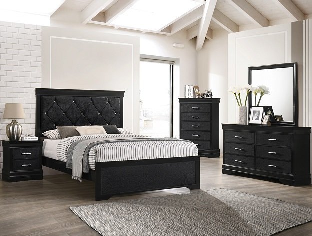 B6918.jpg SETB6918 AMALIA BLACK BEDROOM GROUP