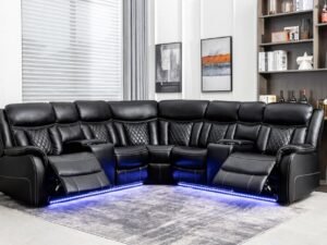 Batman Black Power Reclining Sectional