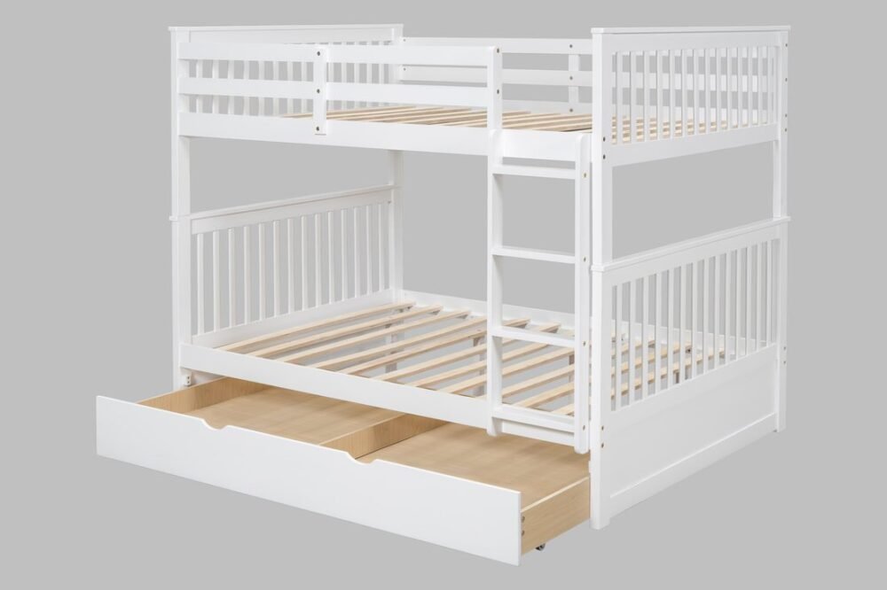 bb31-3_orig.jpg BB31 Full/Full Bunk Bed w/Twin Trundle White
