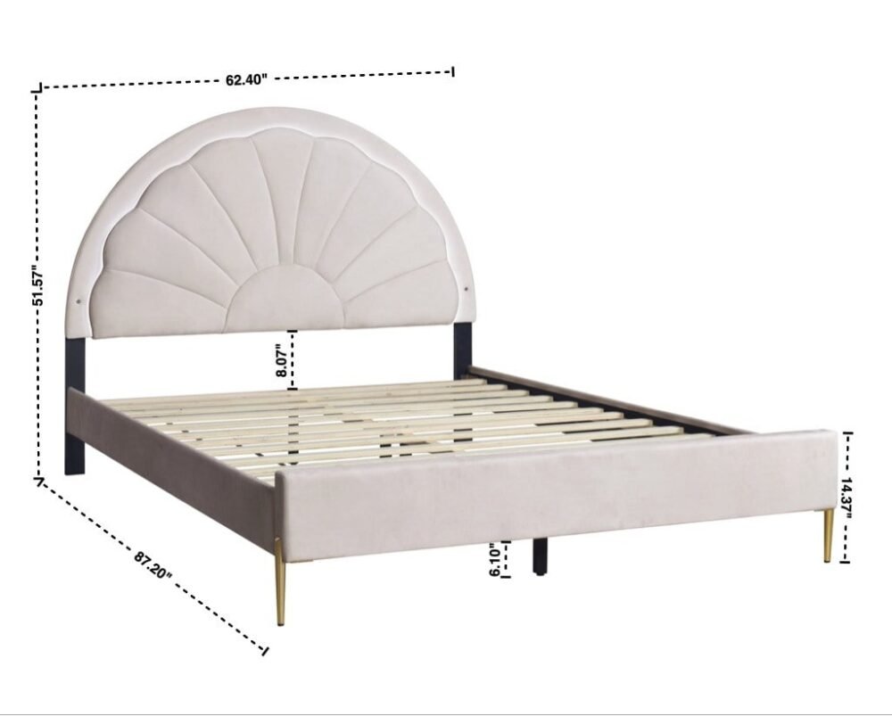 Flora Pink Platform Bed Twin, Full, Queen (LED LIGHTS) **NEW ARRIVAL**