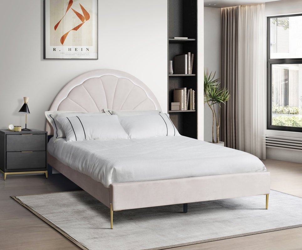 Flora Pink Platform Bed Twin, Full, Queen (LED LIGHTS) **NEW ARRIVAL**
