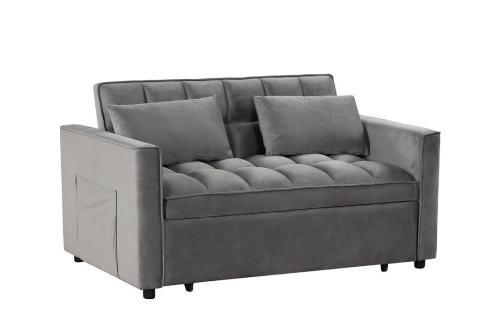 relax-1-grey_orig.jpg Relax Gray Sleeper Sofa