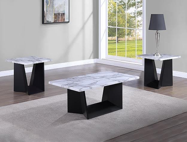 0131 4226-Faux marble set de 3 mesas