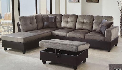 0094 F102  sala seccional con ottoman